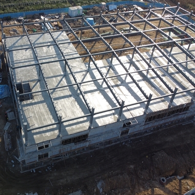 Construction d'un atelier d'acier industriel lourd de 50 ans