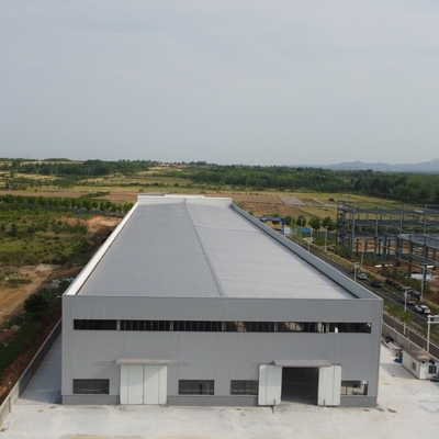 Atelier préfabriqué en structure d'acier avec poutres en H Q235B Q355B