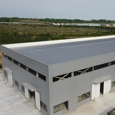 Atelier préfabriqué en acier avec conception à grande portée et multi-étages