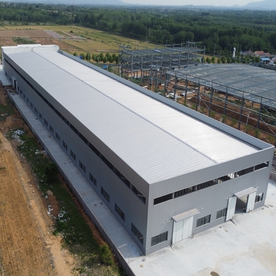 Atelier préfabriqué en structure d'acier avec poutres en H Q235B Q355B