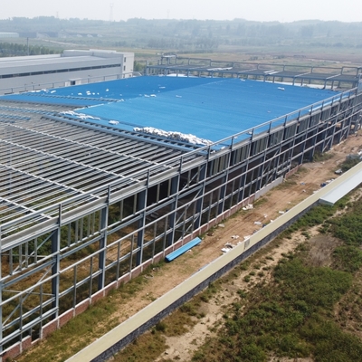 Entrepôt de structures en acier préfabriqué pour le parc industriel des machines
