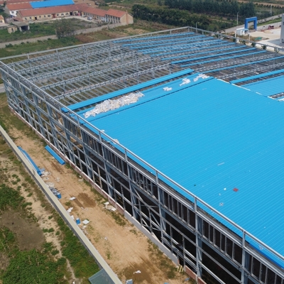 Atelier préfabriqué en acier avec conception à grande portée et multi-étages