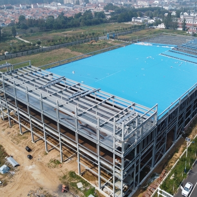 Entrepôt de structures en acier préfabriqué pour le parc industriel des machines