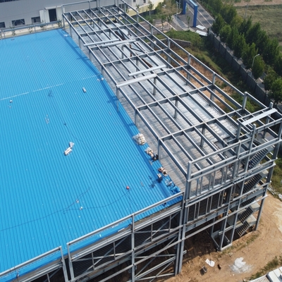 Entrepôt de structures en acier préfabriqué pour le parc industriel des machines