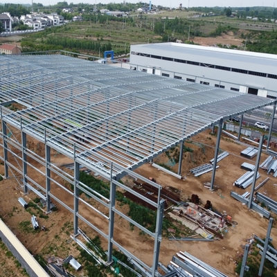 Salle d'exposition de voitures avec structure en acier et atelier de maintenance Q235B Q355B