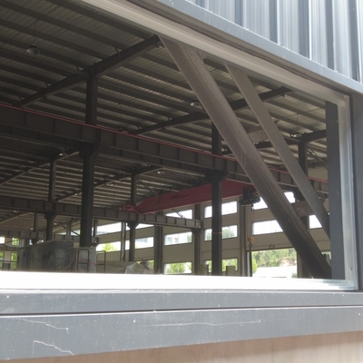 Bâtiment en structure d'acier préfabriqué avec une durée de vie de 50 ans, certifié CE