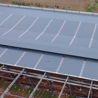 Bâtiment en structure d'acier préfabriqué en H personnalisé Q235B Q355B