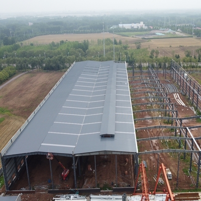 Bâtiment en structure d'acier préfabriqué avec une durée de vie de 50 ans, certifié CE
