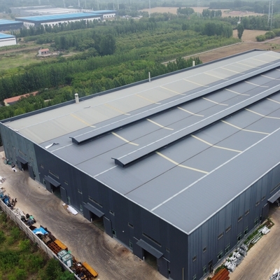 Atelier d'acier lourd préfabriqué avec grue pour usines