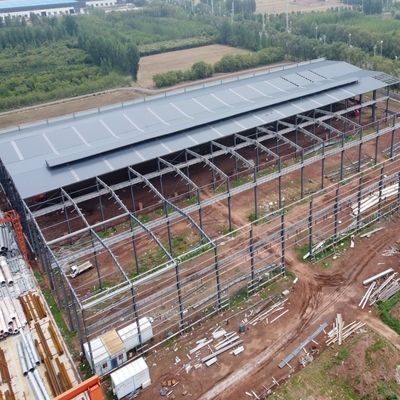 Entrepôt en acier préfabriqué avec cadre en acier léger