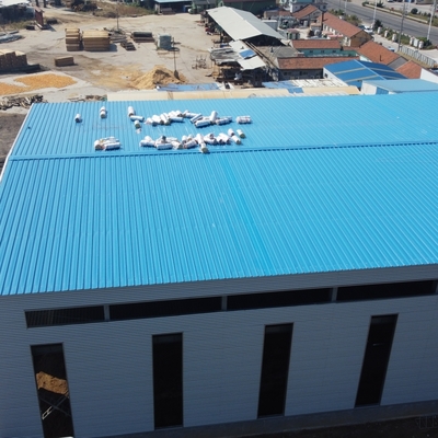 Entrepôt de structure en acier préfabriqué avec châssis à section H Q235B Q355B