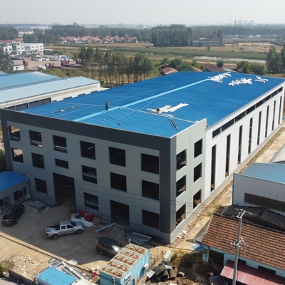 Atelier de construction préfabriqué en acier avec poutres en H-section