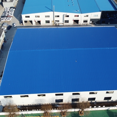 Entrepôt de structure en acier à section H préfabriqué avec revêtement anticorrosion