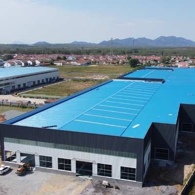 Cadres de portails en acier préfabriqués avec revêtement de sol certifiés SGS