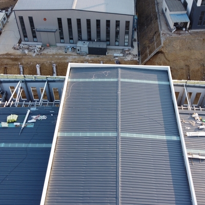 Atelier en acier robuste avec pont roulant Q235B Q355B