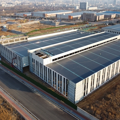 Atelier préfabriqué en structure d'acier avec poutres en H certifié CE