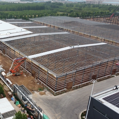 Atelier de construction préfabriquée en acier avec une durée de vie de 50 ans