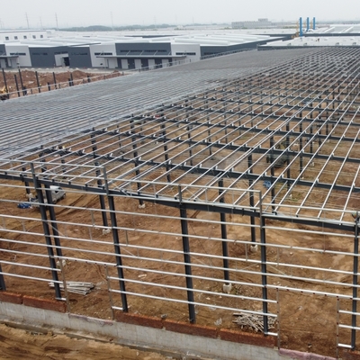 Atelier de construction préfabriquée en acier avec poutres à section H Durée de vie de 50 ans