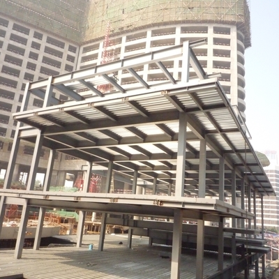 Bâtiment préfabriqué en structure d'acier avec connexion boulonnée Q235B Q355B