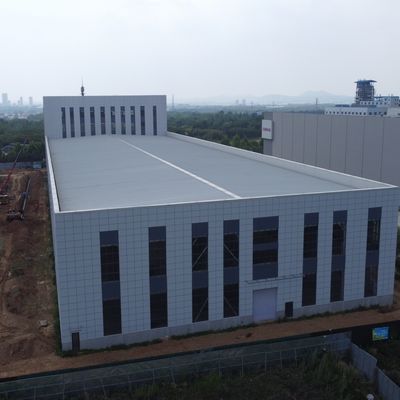 Atelier préfabriqué en structure d'acier avec poutres en H Q235B Q355B