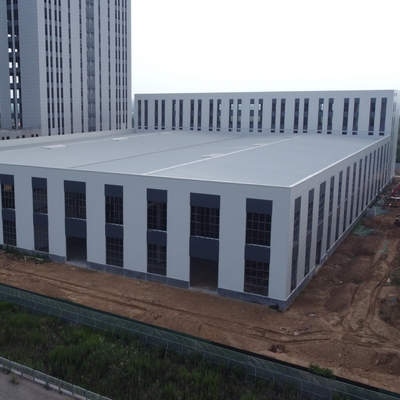 Bâtiment en structure d'acier préfabriqué avec une durée de vie de 50 ans, certifié CE