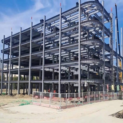 Structure de stationnement automobile à ossature en acier à plusieurs étages Q235B Q355B