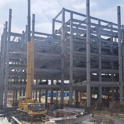 Entrepôt de structure en acier préfabriqué avec grue aérienne Q235B Q355B