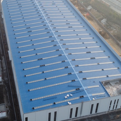 Entrepôt préfabriqué en structure d'acier, portique, Q235B, Q355B, ASTM A36