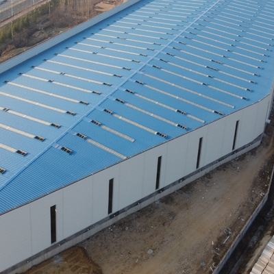 15000m2 entrepôt préfabriqué en acier pour la logistique