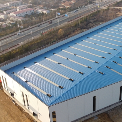 Entrepôt préfabriqué en structure d'acier, portique, Q235B, Q355B, ASTM A36