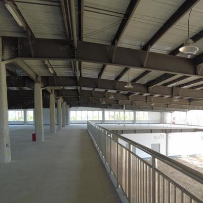 Entrepôt de structure en acier multifonctionnel avec mezzanine pour salle d'exposition et bureau