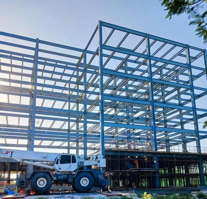 Modern Prefabricated Multi-Story Steel Structure Office Building