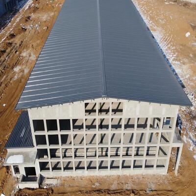 Maison préfabriquée en acier poulet coop bâtiments en acier ferme structure en acier poulet