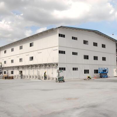 Hôtel de structure en acier préfabriqué sur mesure pour bâtiment commercial