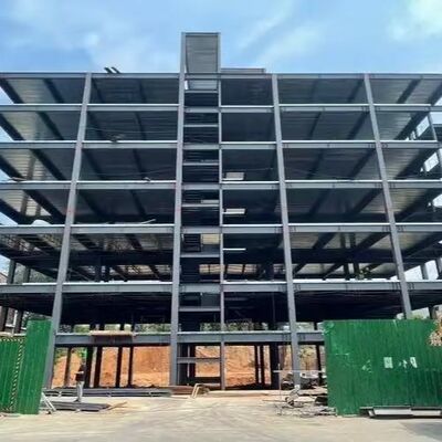 Bâtiment d'hôtel en acier préfabriqué peint pour les projets de villégiature
