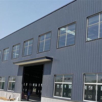 Entrepôt préfabriqué en acier robuste pour le stockage industriel
