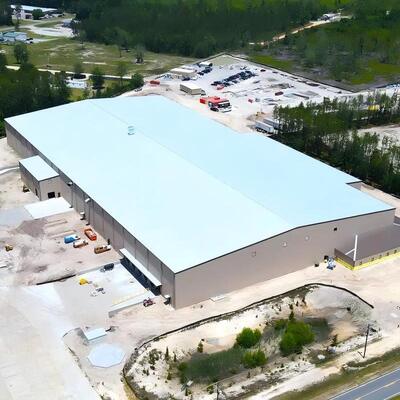 Conception libre entrepôt de structure en acier préfabriqué pour usine de production alimentaire