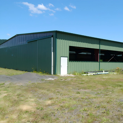 Entrepôt préfabriqué en acier robuste pour le stockage industriel