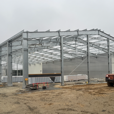 Pre Engineered Steel Structure Hangar with Sandwich Panel Insulation for Cold Storage