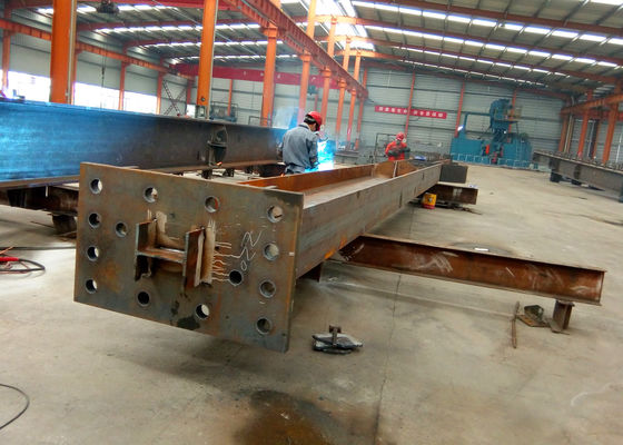 Poutres en acier de construction préfabriquées Q235B Q355B ASTM A36 Poutre en H