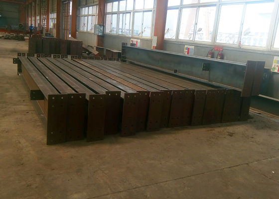 Poutres en acier de construction préfabriquées Q235B Q355B ASTM A36 Poutre en H