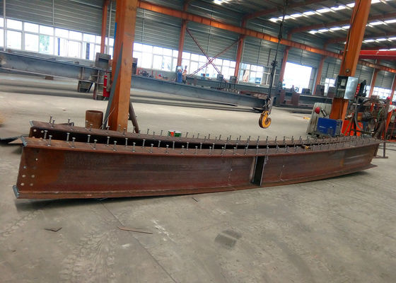 Poutre en acier en forme de H Q235B Q355B ASTM A36 Fabrication d'acier de construction