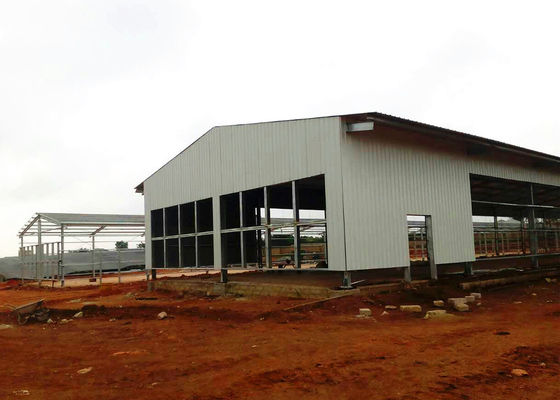 Entrepôt préfabriqué en acier galvanisé léger Q235B Q355B