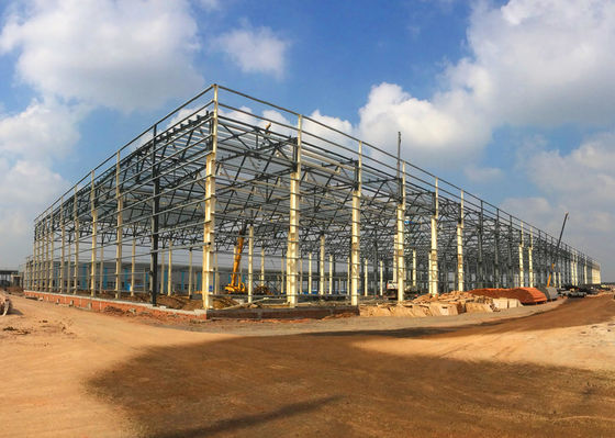 Bâtiment d'atelier d'acier préfabriqué avec isolation en laine de roche