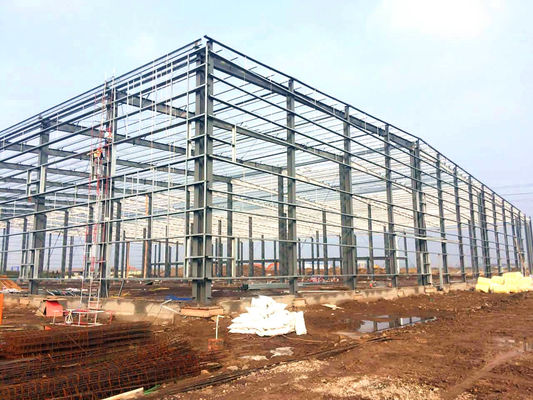 Entrepôt en acier de section H Prix réduit Construction de cadres préfabriqués pour le broyage