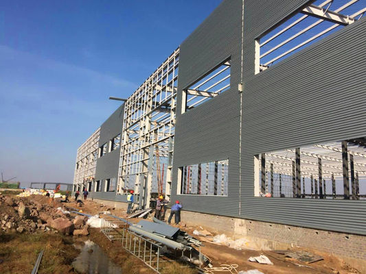 Entrepôt en acier de section H Prix réduit Construction de cadres préfabriqués pour le broyage