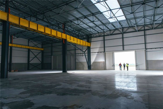 Cadre de portail Préfabriqué Préassemblé Atelier d'acier Bâtiment entrepôt Garage Construction de section laminée à chaud