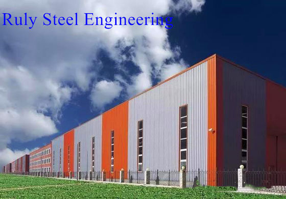 Ventes à chaud d'ouvrages préfabriqués en acier bâtiment métal galvanisé cadre de portail construction entrepôt
