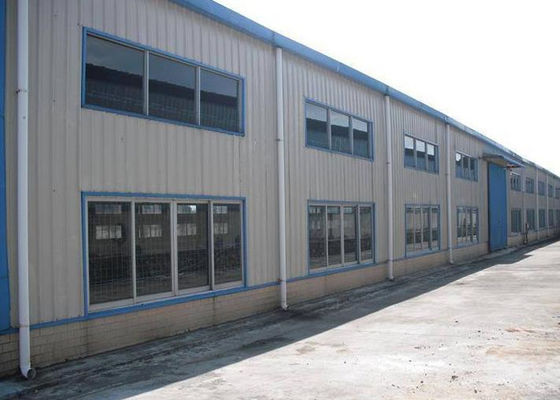 H section cadre partie acier préfabriqué ateliers haute résistance au vent personnalisation gratuite