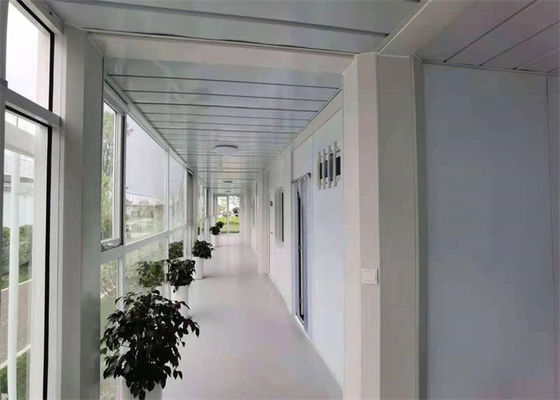 Maison container préfabriquée à structure légère galvanisée avec panneau en laine de verre